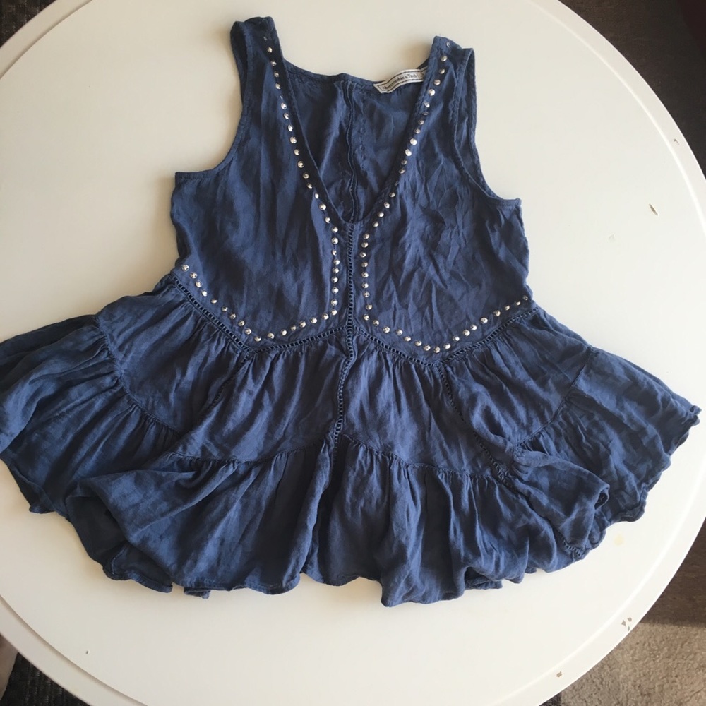 Abercrombie and Fitch Blue Blouse
